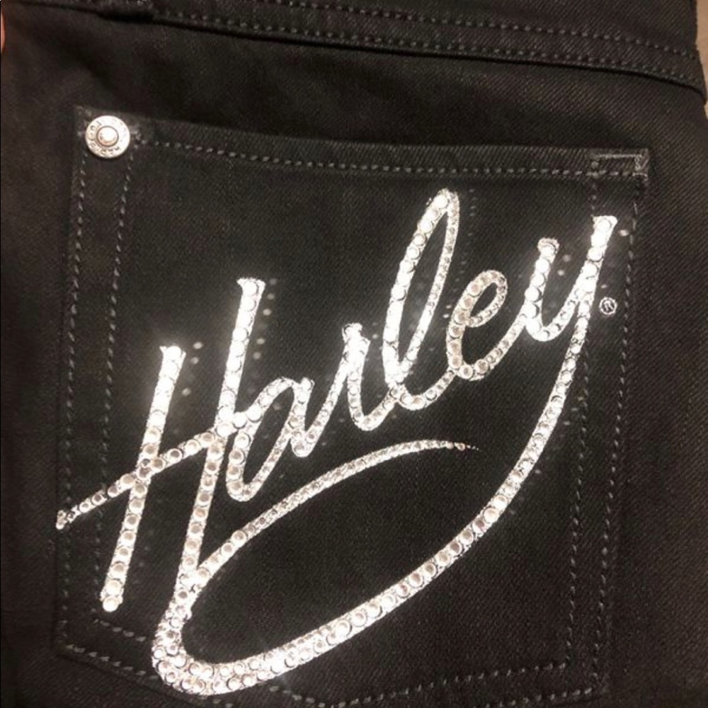 Harley Davidson Black Jeans